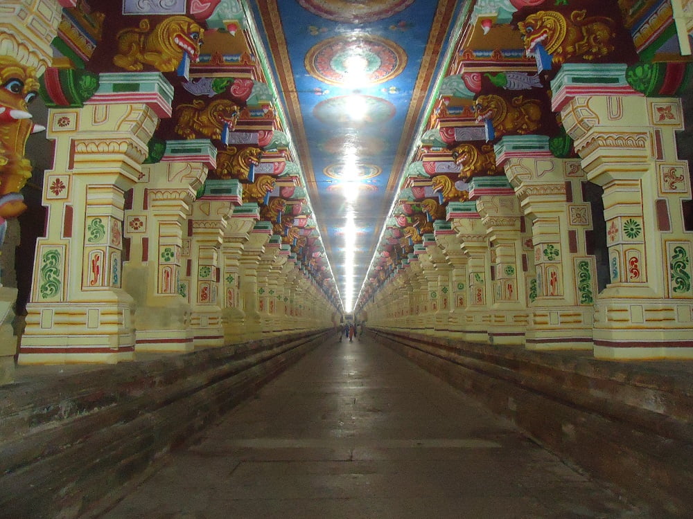 Grand Corridor, rameshwaram temple